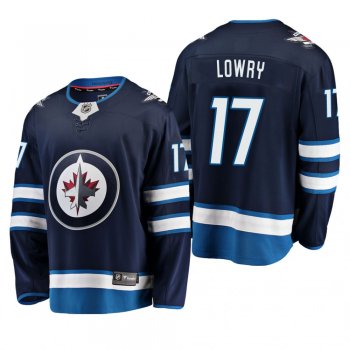 Youth Winnipeg Jets Adam Lowry #17 Home Low-Priced Breakaway Player Navy Jersey