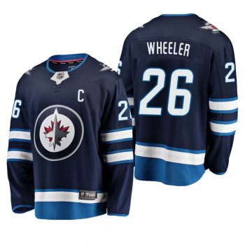 Youth Winnipeg Jets Blake Wheeler #26 Home Low-Priced Breakaway Player Navy Jersey