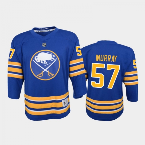 Youth Buffalo Sabres Brett Murray #57 Home 2021 Royal Jersey