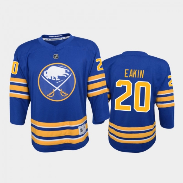 Youth Buffalo Sabres Cody Eakin #20 Home 2020-21 Replica Royal Jersey