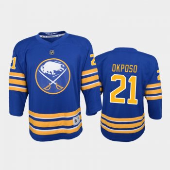 Youth Buffalo Sabres Kyle Okposo #21 Home 2020-21 Replica Royal Jersey