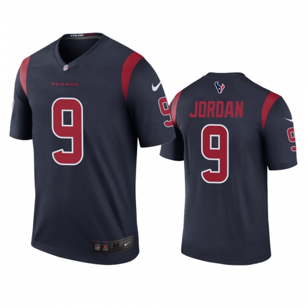 Houston Texans Brevin Jordan Navy Color Rush Legend Jersey