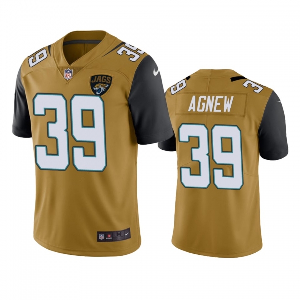 Color Rush Limited Jacksonville Jaguars Jamal Agnew Gold Jersey