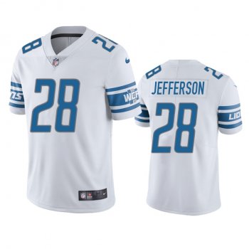 Detroit Lions Jermar Jefferson White Vapor Limited Jersey