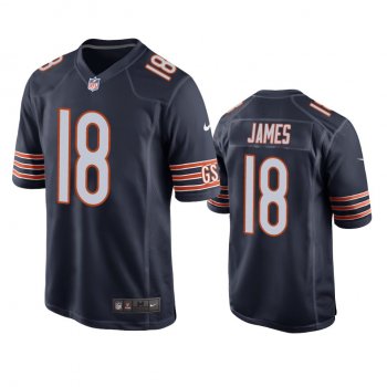 Chicago Bears Jesse James Navy Game Jersey