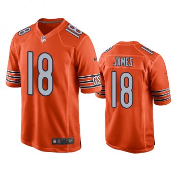 Chicago Bears Jesse James Orange Alternate Game Jersey