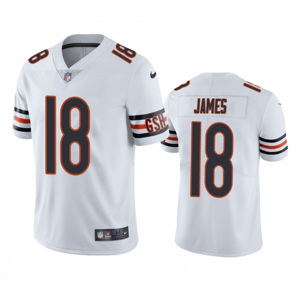 Jesse James Chicago Bears White Vapor Limited Jersey