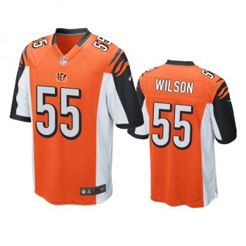 Cincinnati Bengals Logan Wilson Orange Game Jersey