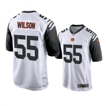 Cincinnati Bengals Logan Wilson White 2021 Alternate Game Jersey