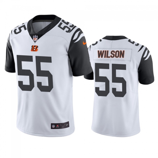 Color Rush Limited Cincinnati Bengals Logan Wilson White Jersey