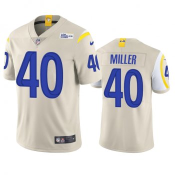 Los Angeles Rams Von Miller Bone Vapor Limited Jersey