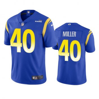 Los Angeles Rams Von Miller Royal Vapor Limited Jersey