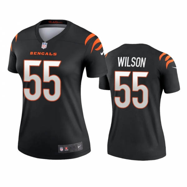 Women's Cincinnati Bengals Logan Wilson Black 2021 Legend Jersey