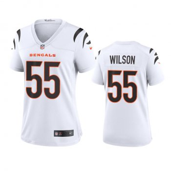 Women's Cincinnati Bengals Logan Wilson White 2021 Game Jersey