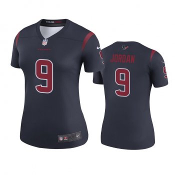 Women's Houston Texans Brevin Jordan Navy Color Rush Legend Jersey