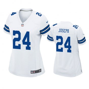 Women's Dallas Cowboys Kelvin Joseph White Game Jersey