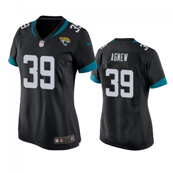 Women's Jacksonville Jaguars Jamal Agnew Black Game Jersey