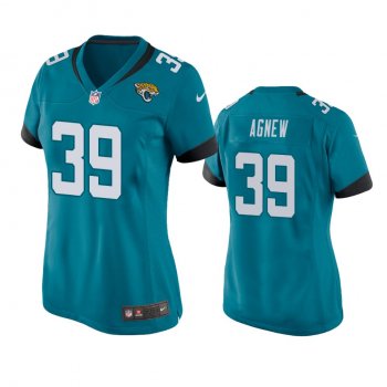 Women's Jacksonville Jaguars Jamal Agnew Teal Game Jersey