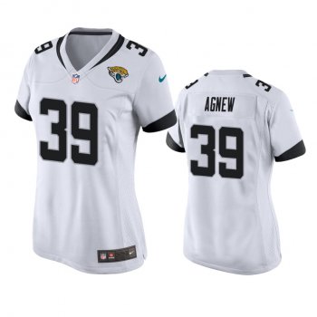 Women's Jacksonville Jaguars Jamal Agnew White Game Jersey