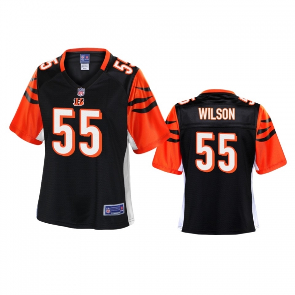 Women's Cincinnati Bengals Logan Wilson Black Pro Line Jersey