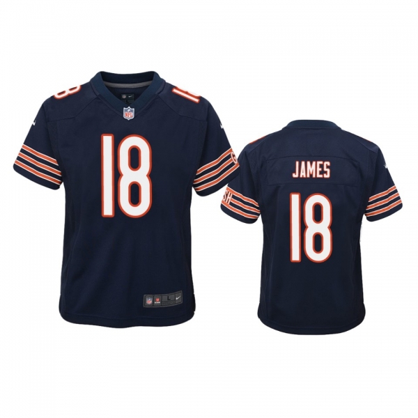 Youth Bears Jesse James Navy Game Jersey