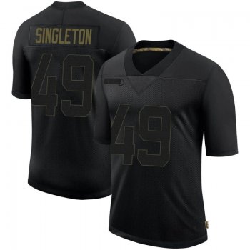 Youth Black Limited Alex Singleton Philadelphia 2020 Salute To Service Jersey