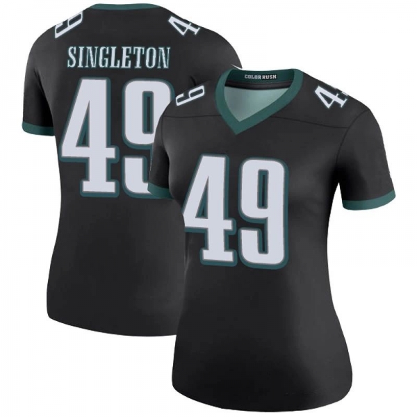 Women's Black Legend Alex Singleton Philadelphia Color Rush Jersey