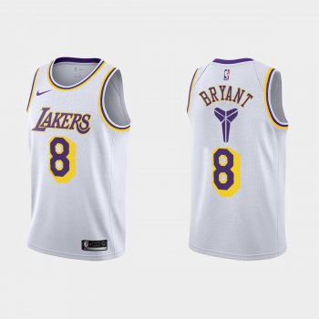 Los Angeles Lakers Kobe Bryant #8 Lakers sports collectible White Jersey