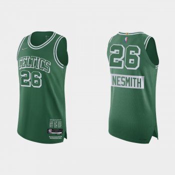 Boston Celtics Aaron Nesmith #26 2021/22 75th Anniversary City Green Authentic Jersey