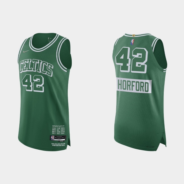 Boston Celtics Al Horford #42 2021/22 75th Anniversary City Green Authentic Jersey