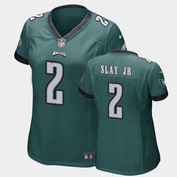 Women's Philadelphia Eagles Darius Slay Jr. Midnight Green Game Jersey