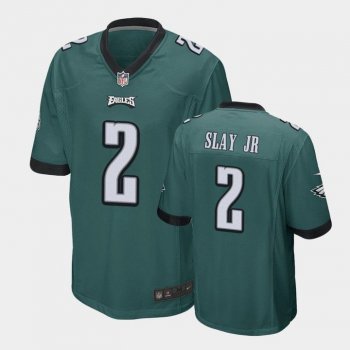 Philadelphia Eagles Darius Slay Jr. Midnight Green Game Jersey