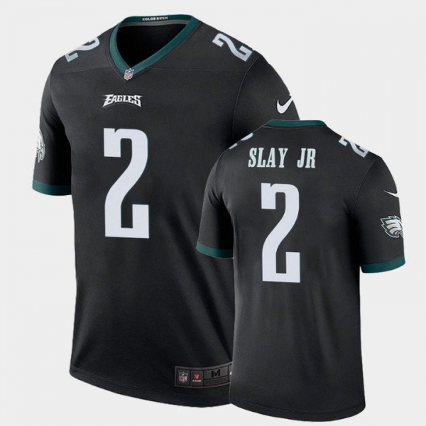 Philadelphia Eagles Darius Slay Jr. Black Color Rush Legend Jersey