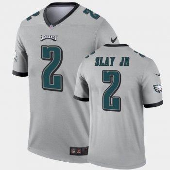 Philadelphia Eagles Darius Slay Jr. Silver Inverted Legend Jersey