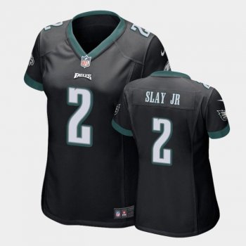 Women's Philadelphia Eagles Darius Slay Jr. Black Game Jersey