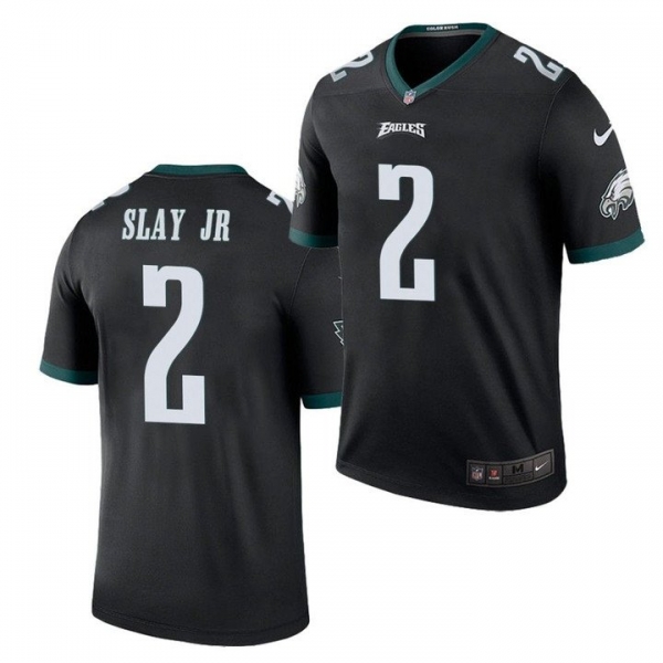 Eagles Darius Slay Jr. Black Color Rush Legend Jersey