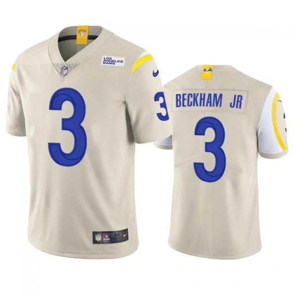 Odell Beckham Jr. Los Angeles Rams Bone Vapor Limited Jersey