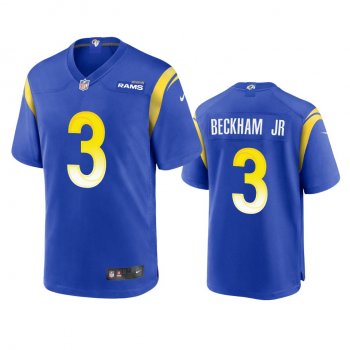 Los Angeles Rams Odell Beckham Jr. Royal Game Jersey