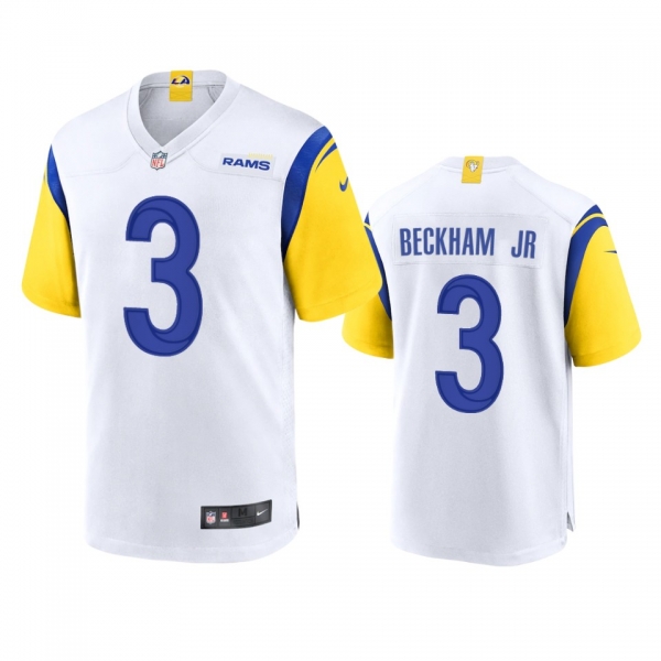 Los Angeles Rams Odell Beckham Jr. White Alternate Game Jersey