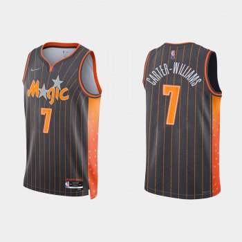 Orlando Magic #7 Michael Carter-Williams 2021-22 NBA 75th Anniversary City Anthracite Jersey