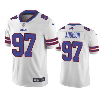 Mario Addison Buffalo Bills White Vapor Limited Jersey