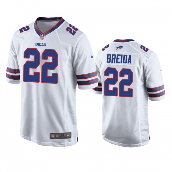 Buffalo Bills Matt Breida White Game Jersey