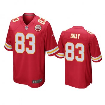 Kansas City Chiefs Noah Gray Red Game Jersey