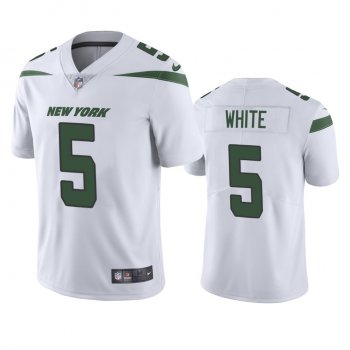 New York Jets Mike White White Vapor Limited Jersey