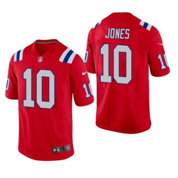 New England Patriots Mac Jones Red Alternate Game Jersey