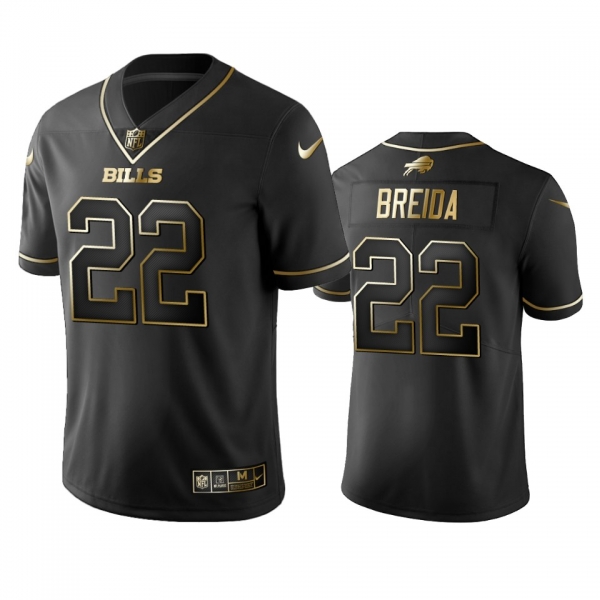 Bills Matt Breida Black Golden Edition Vapor Limited Jersey