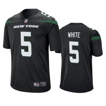 New York Jets Mike White Black Game Jersey