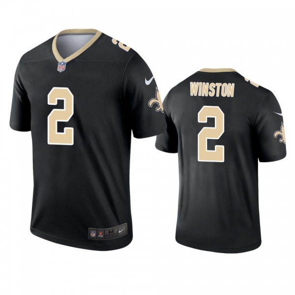 New Orleans Saints Jameis Winston Black Legend Jersey - Men's