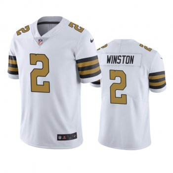 New Orleans Saints Jameis Winston White Color Rush Limited Jersey