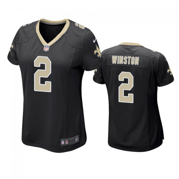 Women's New Orleans Saints Jameis Winston Black Game Jersey